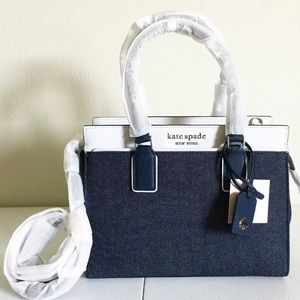 NWT Kate Spade Cameron Denim Colorblock Crossbody